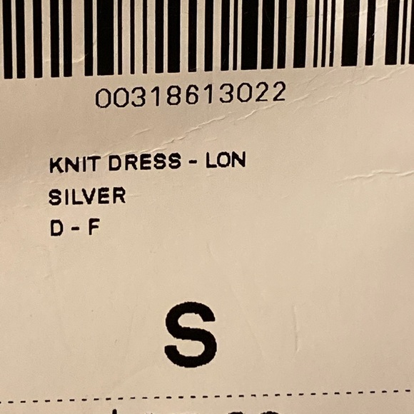 Forever 21, Silver sequin floor length dress - Picture 3 of 4